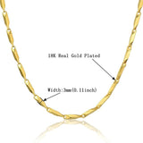 Stainless Steel Gold Chains For Men and Women Mymaebell.com 584 Gold Color 46cm 