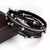 Multilayer Leather Bracelets Mymaebell.com 