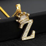 Zircon Alphabet Pendant Mymaebell.com Z United States 