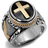 Holy Cross Signet Ring Mymaebell.com 
