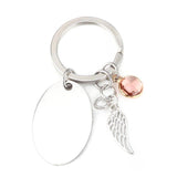 Rhinestone Wings Keychain Mymaebell.com 