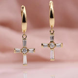 Fashion Cross Earrings Mymaebell.com 