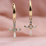 Fashion Cross Earrings