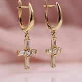 Fashion Cross Earrings Mymaebell.com 