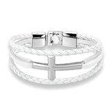 New Fashion Leather Bracelet Mymaebell.com White 