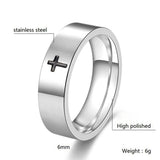 Fashion Cross Metal Ring Mymaebell.com 