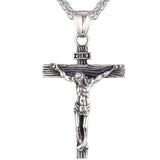 Crucifix Necklace Mymaebell.com Stainless steel 