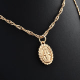 Trendy Religious Style Necklace