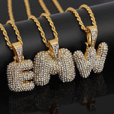 Bubble Letters - Christian Hip Hop Necklaces Mymaebell.com 