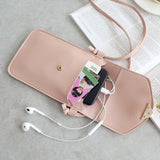 Universal Leather Cell Phone Bag Shoulder Pocket Wallet Pouch Case Neck Strap For Samsung S10 For iPhone X 8 For Huawei P30 V20 iphone case Mymaebell.com 