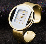 Women Watches Creative Girl Quartz watch Mymaebell.com Gold white 