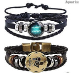 Zodiac Braided Bangle Mymaebell.com Aquarius 