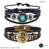 Zodiac Braided Bangle Mymaebell.com Aries 